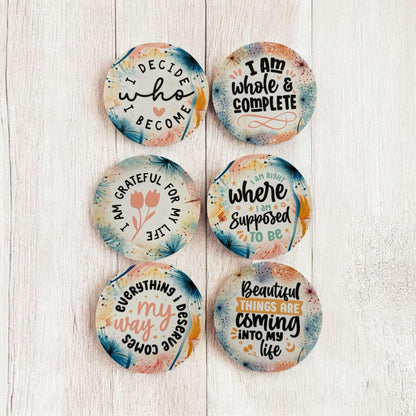 Positive Vibes Freshie Cardstock - 2.5"