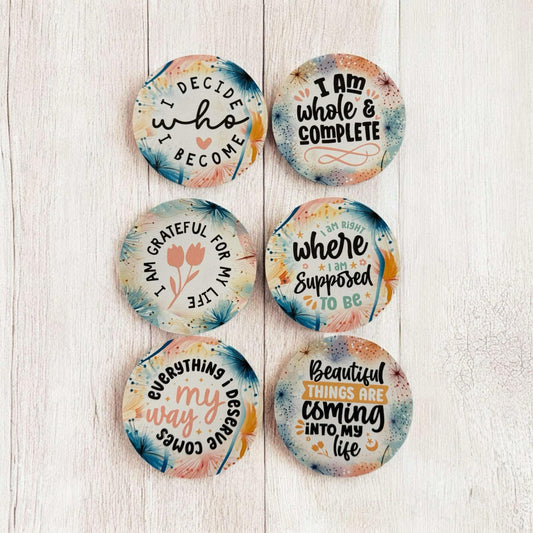 Positive Vibes Freshie Cardstock - 2.5"