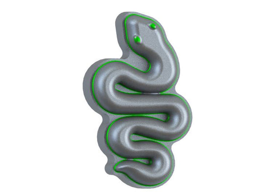 Smooth Snake Mold Series STL File