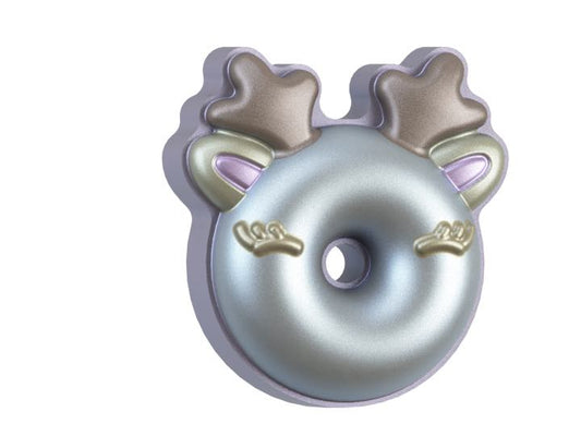 Reindeer Donut Mold Series STL File