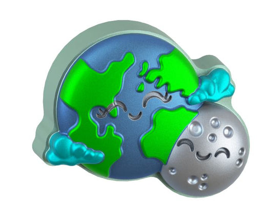 Earth & Moon Mold Series STL File