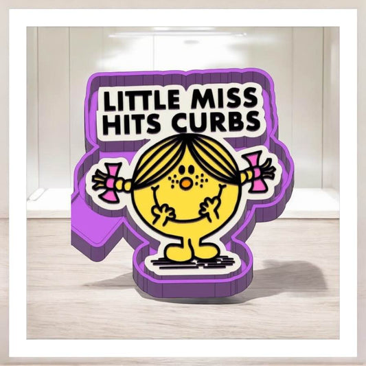 Little Miss Hit Curbs - Freshie Silicone Mold