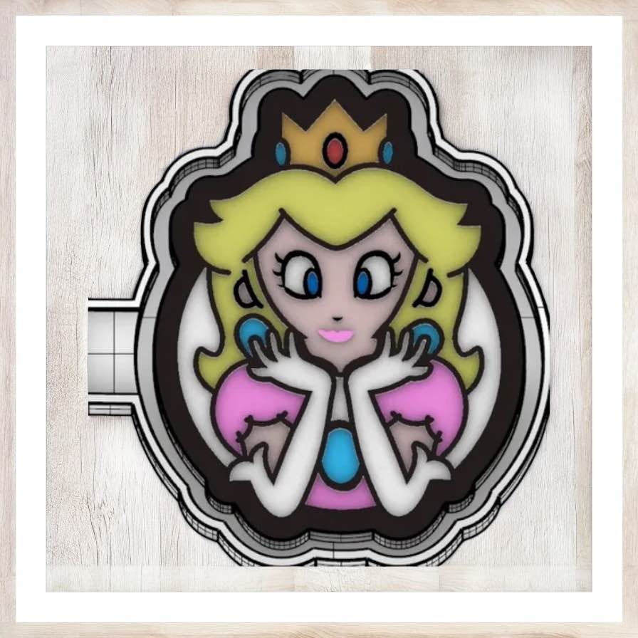 Princess Peach - Freshie Silicone Mold