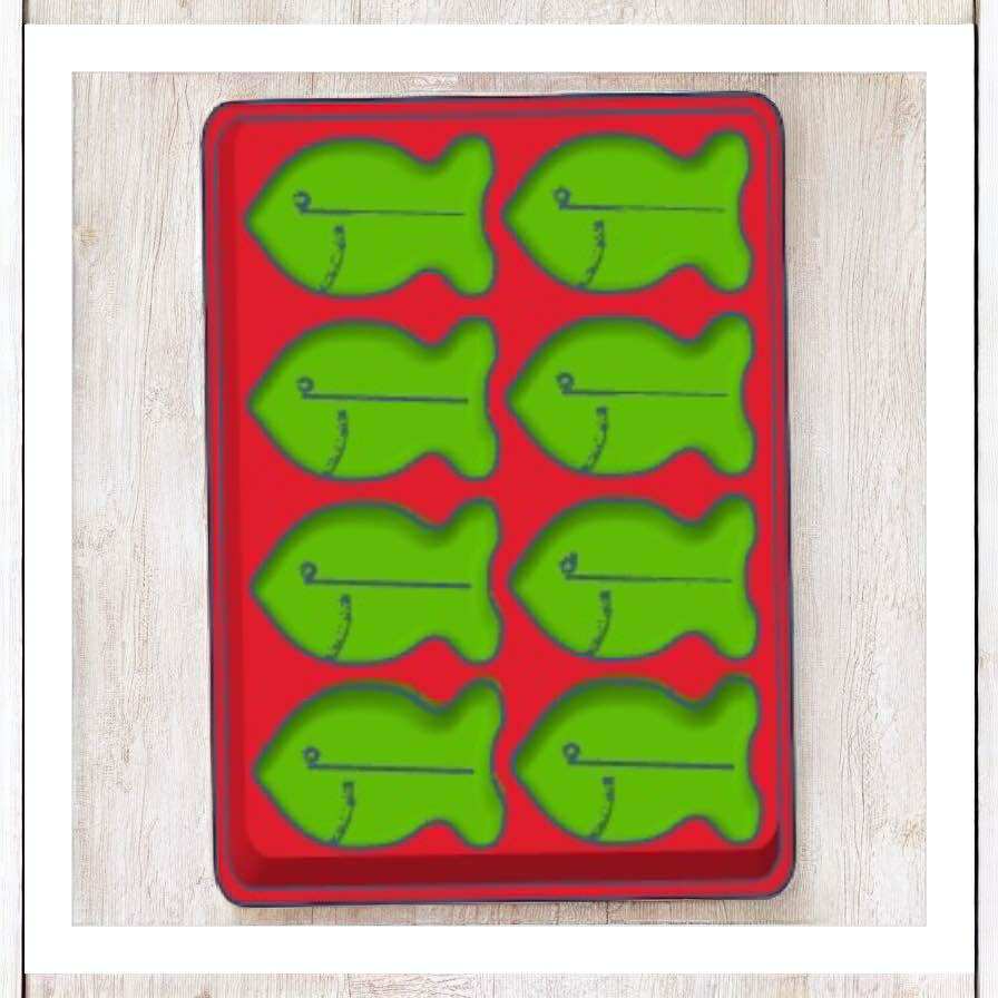 Doorbuster Goldfish 8 Cavity Mold