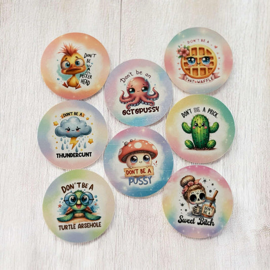 Sarcastic Animals Freshie Cardstock - 2.5"