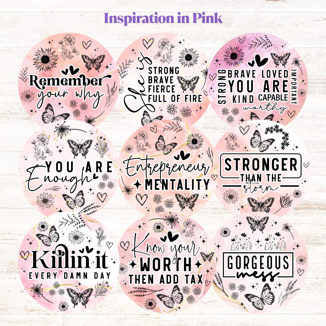Inspiration In Pink Freshie Cardstock - 2.5"