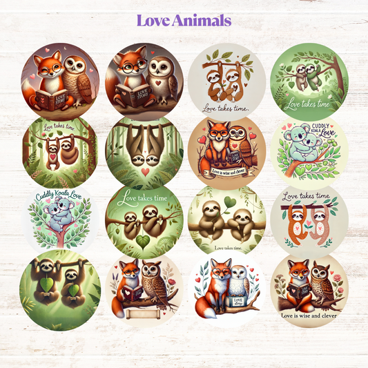 Love Animals Freshie Cardstock - 2.5"