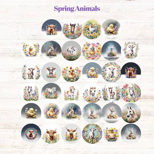 Spring Animals Collections Freshie Cardstock - 2.5"