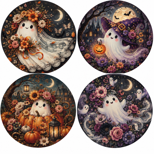 Whimsical Ghosts Cardstock - 2.5"