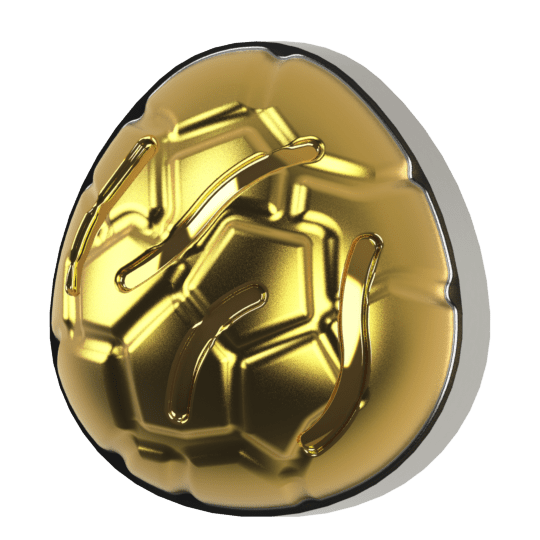 Golden Egg Hybrid STL File
