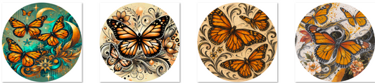Monarch Butterfly Cardstock - 2.5"