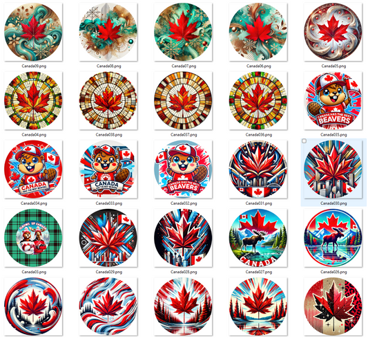 Canada Cardstock - 2.5"