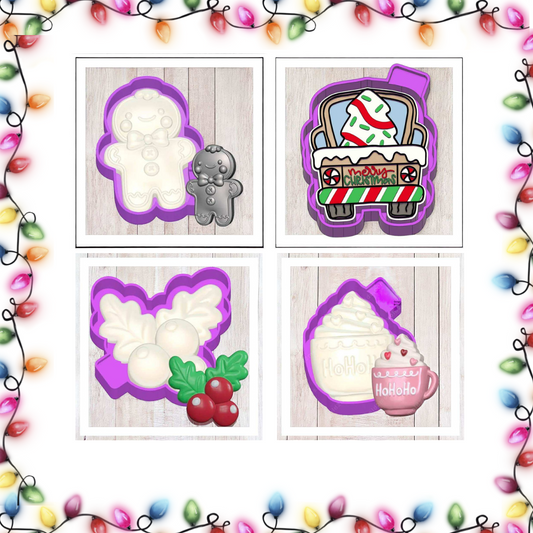 Doorbuster Christmas Freshie Mold Bundle - 4 for 2