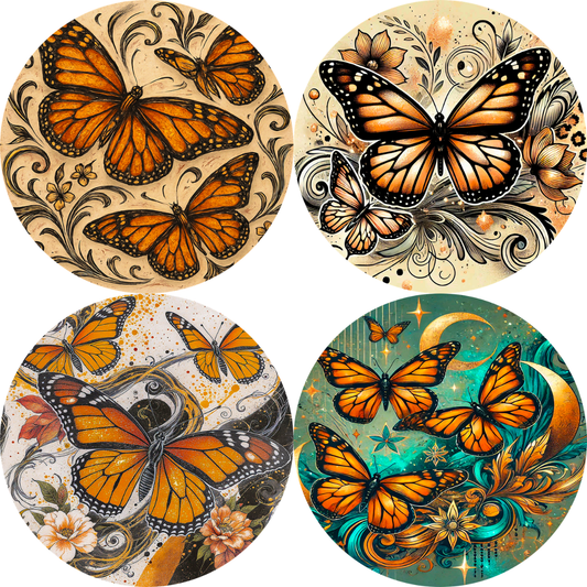 Monarch Butterflies Cardstock - 2.5"