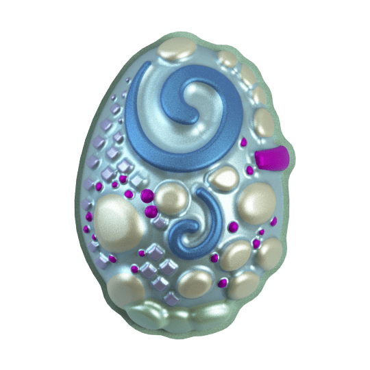 Mermaid Egg Hybrid STL File