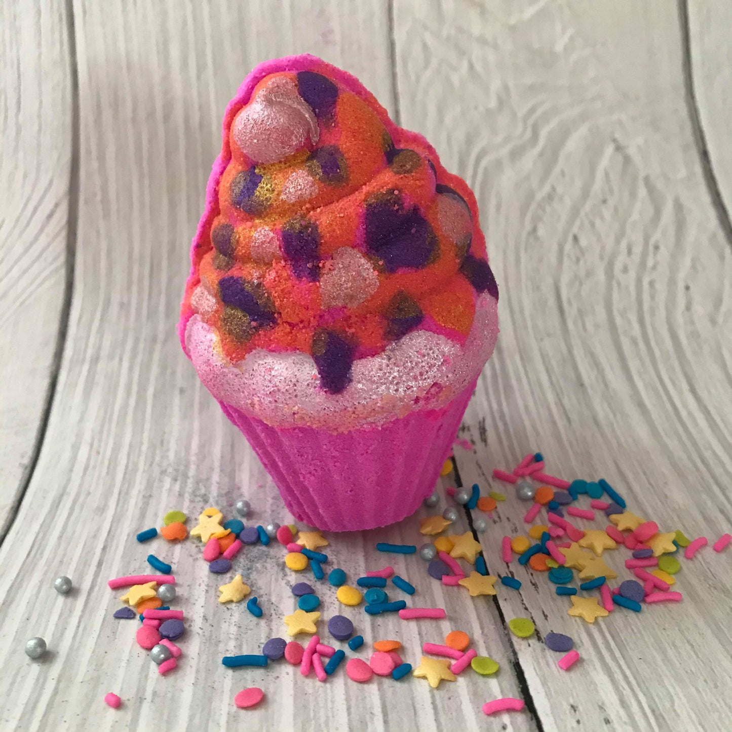 Cupcake with Frosting Bath Bomb Hand Mold