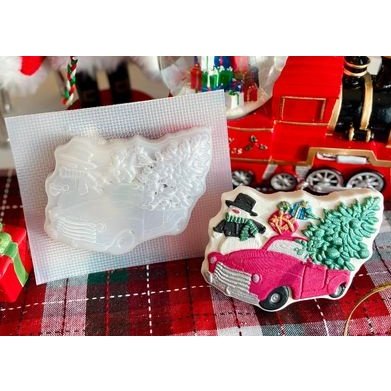 Christmas Truck with Snowman Vacuum Form Molds