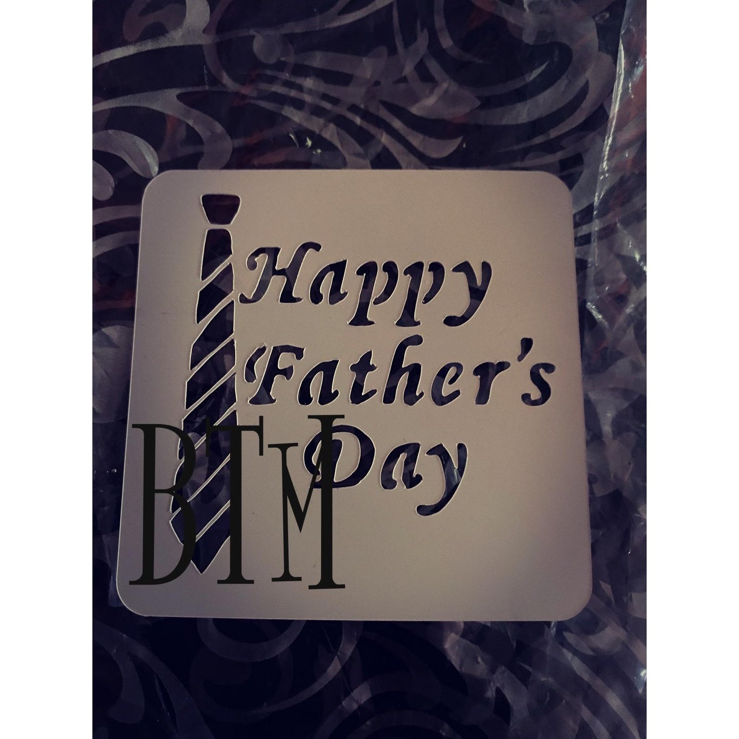 Happy Father's Day - Stencil