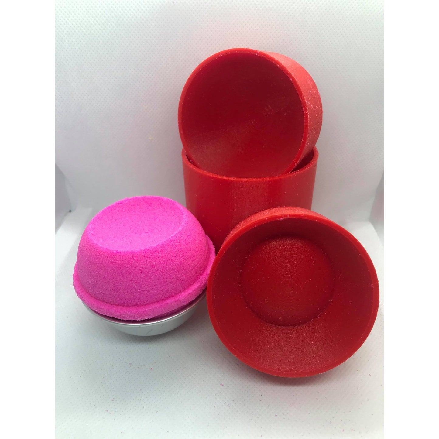 Round with Indent Bath Bomb Hand Mold