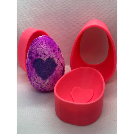Heart Egg Bath Bomb PRESS COMPATIBLE MOLD