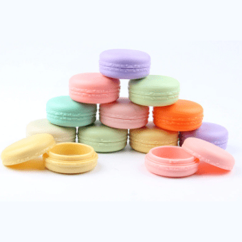 Contenants de baume à lèvres macaron