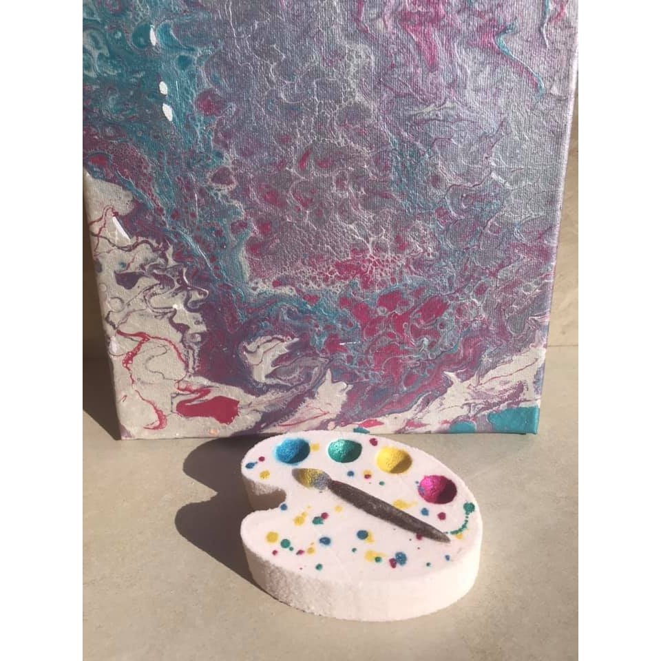 Painter's Palette Bath Bomb Hand Mold