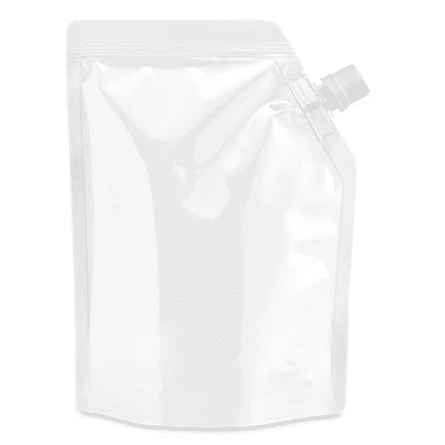Spouted Barrier Pouches - White